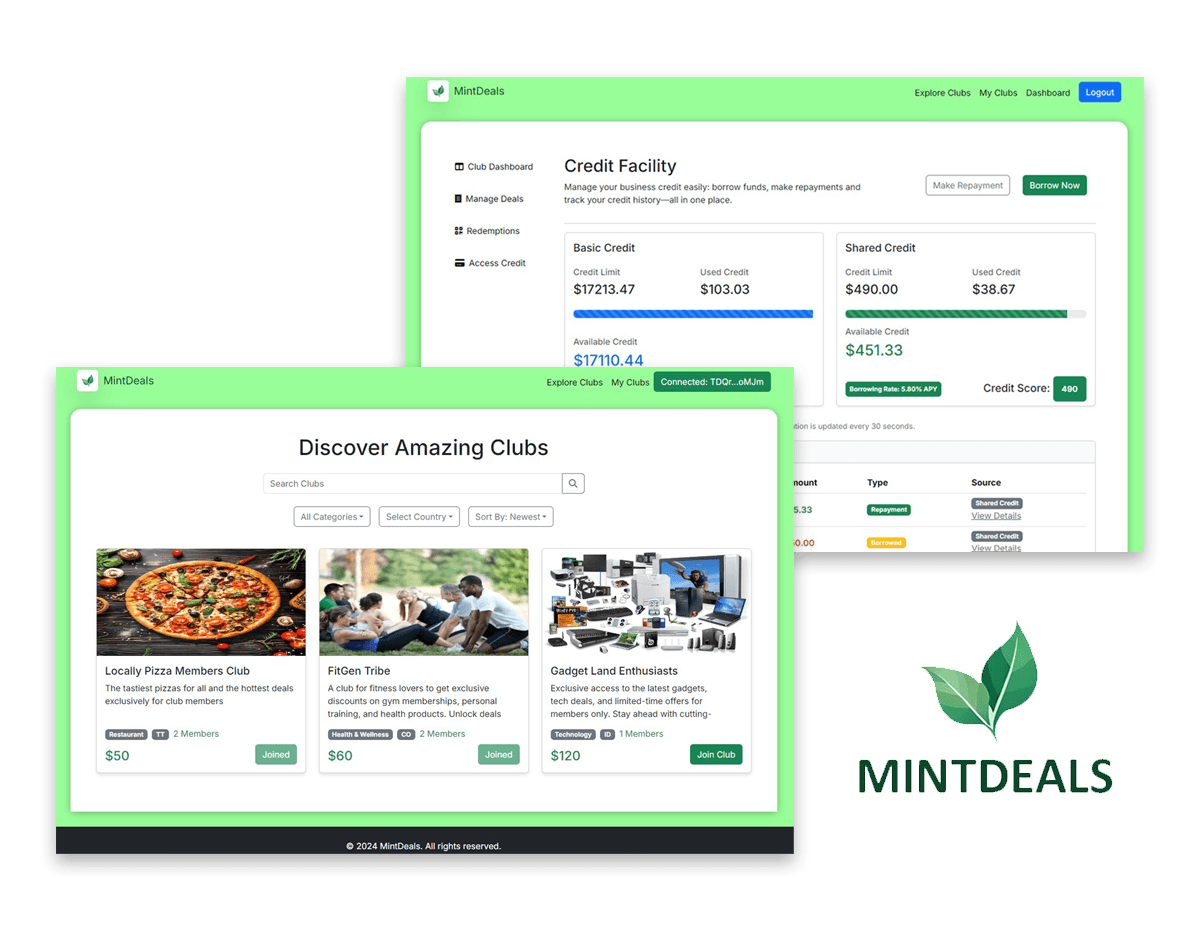 MintDeals platform illustration